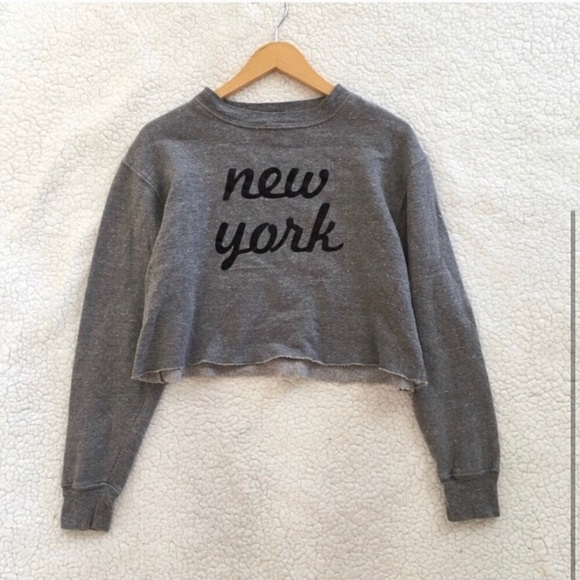Brandy Melville Tops - Brandy Melville NY cropped sweatshirt